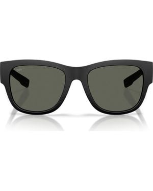Costa Del Mar Caleta 55Mm Polarized Mirrored Square Sunglasses - Gray