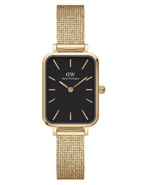 Daniel Wellington Quadro Pressed Evergold Mesh Bracelet Watch, 20Mm X 26Mm - Multicolor