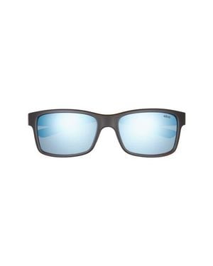 Revo Crawler 59Mm Polarized Rectangular Sunglasses - Blue