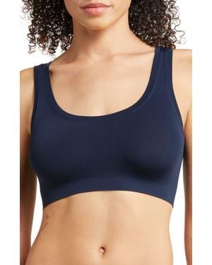 Hanro Touch Feeling Sports Bra - Blue