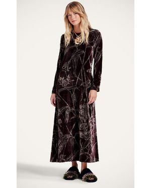 La DoubleJ Long Sleeve Swing Dress - Multicolor