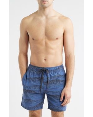 Saint Studio Lido Swim Trunks - Blue