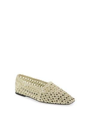 Rag & Bone Emma Woven Flat - Metallic