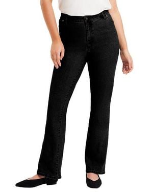 June + Vie June Fit Bootcut Jeans - Black