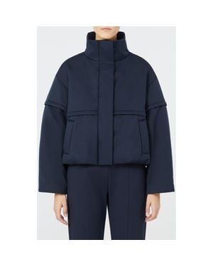 MM by Max Mara Lina Quilted Jacket - Blue