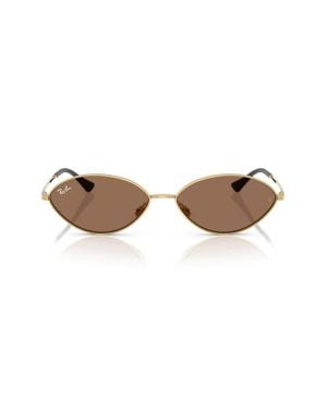 Ray-Ban Kai 56Mm Oval Sunglasses - Brown