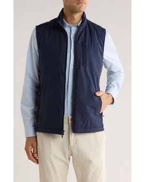 Mizzen+Main Northwood Mixed Media Vest - Blue