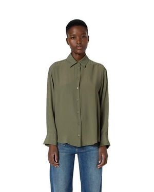 Gerard Darel Agathe Long Sleeve Shirt - Green