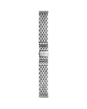 Michele Deco Diamond 18Mm Bracelet Watchband - White