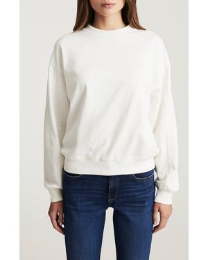 Mavi Cotton Sweatshirt - White