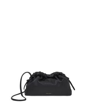 Mansur Gavriel Mini Cloud Leather Clutch - Black