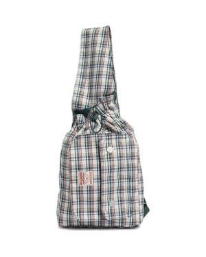 Damson Madder Matilda Check Crossbody Bag - Blue