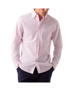 Robert Talbott Harrison Button Down Oxford Shirt - Purple
