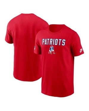 Nike New England Patriots Alt Pack Onside Conversion Performance T-Shirt - Red