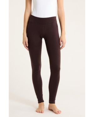 Smartwool Classic Merino Wool Thermal Leggings - Purple