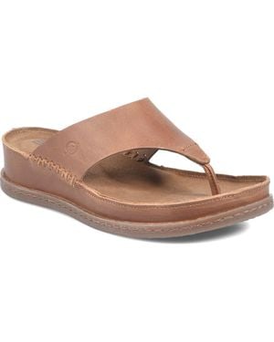Børn Edie Platform Flip Flop - Brown