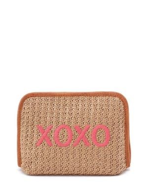 Hobo International Beauty Straw Cosmetics Case - Pink