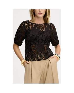 Sam Edelman Lace Top - Black