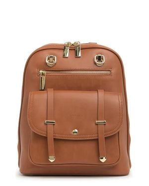 Belle & Bloom 5Th Ave Leather Backpack - Brown