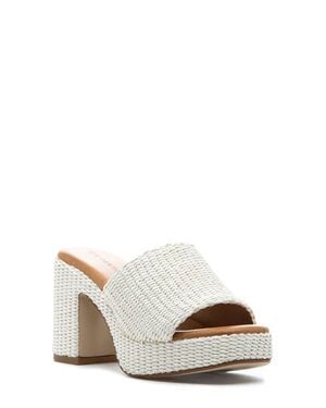 275 Central Skattebo Platform Sandal - White