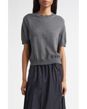 Nackiyé Short Sleeve Cashmere Sweater - Black
