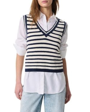 Rag & Bone Meghan Stripe Sweater Vest - Multicolor