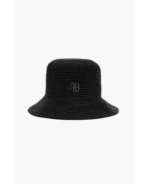 Anine Bing Cabana Bucket Hat - Black