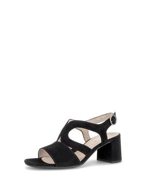 Gabor Ankle Strap Sandal - Black