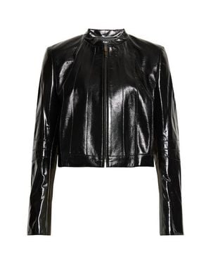 Akris Patent Leather Jacket - Black