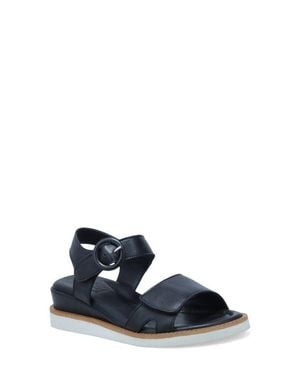 Miz Mooz Eva Ankle Strap Platform Wedge Sandal - Blue