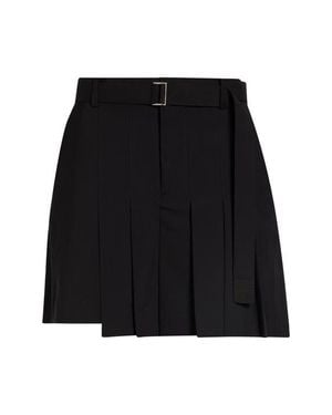 Sacai Belting Suiting Skort - Black