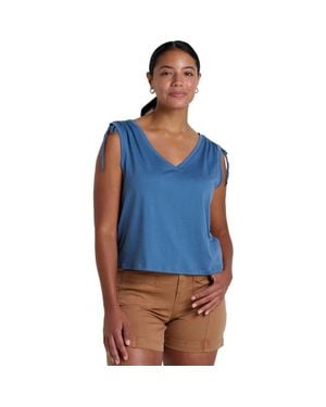 Toad & Co. Anza Cinch Tank - Blue