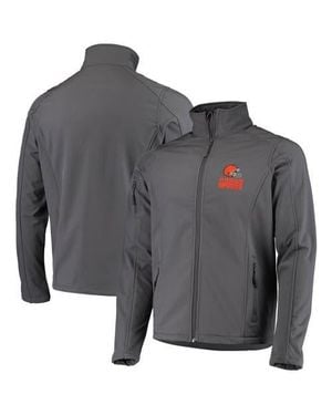 Dunbrooke Cleveland Browns Sonoma Softshell Full-Zip Jacket - Gray