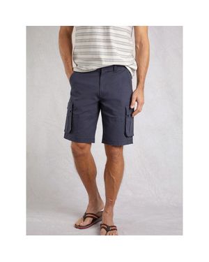 Weird Fish Rigney Cargo Shorts - Blue