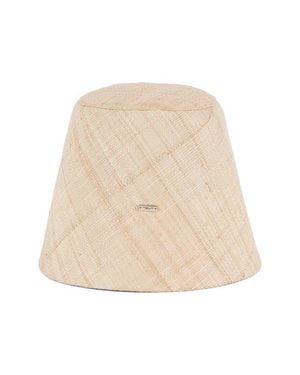 Eugenia Kim Ella Raffia Packable Upf 50+ Bucket Hat - Natural