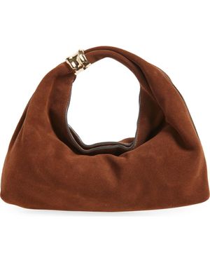 Madewell The Suede Mini Ring Pouch - Brown