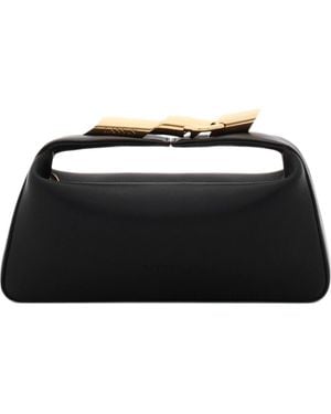 Lanvin Haute Séquence Leather Clutch Bag - Black