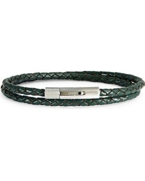 Jonas Studio Braided Leather Wrap Bracelet - Black