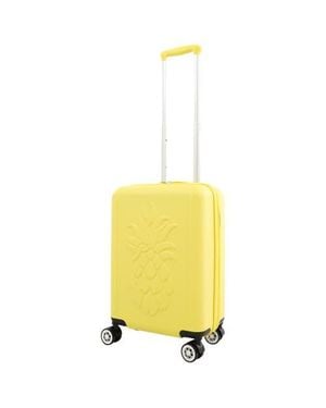 Tommy Bahama 21.5 Carry-On Hardside Spinner Luggage With 3D Pineapple - Yellow