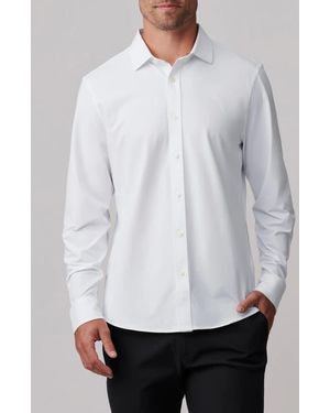 Rhone Commuter Slim Fit Performance Button-Up Shirt - White