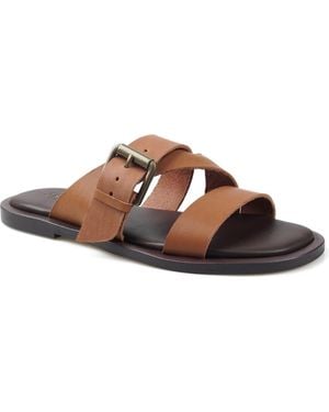 Artisan — Crafted by Zigi Maranello Slide Sandal - Brown