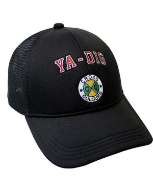 Cross Colours Ya Dig Trucker Trucker Hat - Black