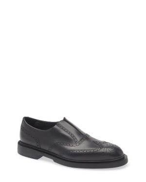 J.M. Weston Walker Slip-On Wingtip Oxford - Gray