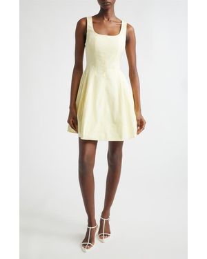 A.L.C. Vea Fit & Flare Mini Sundress - Natural