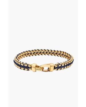 Nialaya Woven Box Chain Bracelet - Multicolor