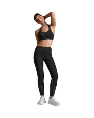 2XU Aero Mesh Medium Impact Bra - Black