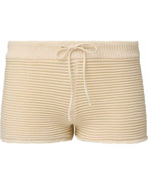 WeWoreWhat Crochet Hot Shorts - Natural