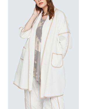 Luukaa Seraph Memory Taffeta Duster - White