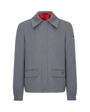 Pcfg Pure Cotton Puffer Gabardine Jacket - Gray