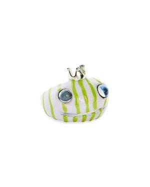 Collina Strada Frog Prince Recycled Pewter Ring - Blue